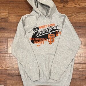 Men’s Nike Gray San Francisco Giants Champions Hoodie sz: Large lot